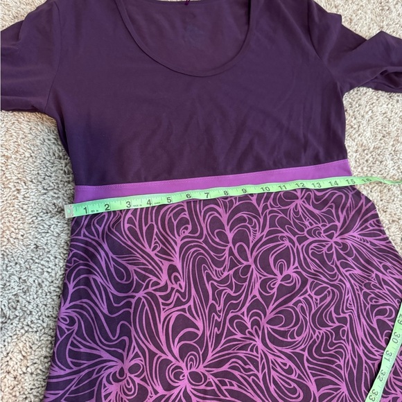 Prana Purple Long Sleeve Dress - Picture 6 of 8